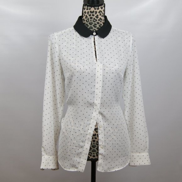 LC Lauren Conrad dress Blouse Size M - Picture 4 of 12